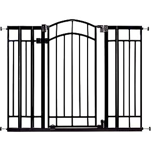 Summer by Ingenuity Doorway 48W Series Dog Gate, Black