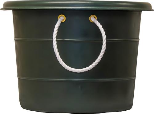 Show full view: Dakota 283 Heavy Duty Horse Muck Bucket, Green, 60-qt slide 2 of 4