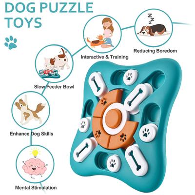 Show full view: Cozypal Interactive IQ Level 2 Slow Feeding Dog Puzzle Toy, Orange slide 2 of 8