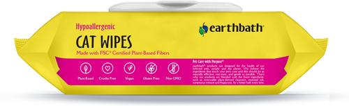 Show full view: Earthbath Hypo-Allergenic Fragrance Free Cat Grooming Wipes, 100 count slide 8 of 8