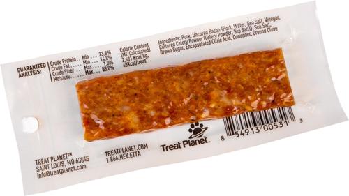 Show full view: Etta Says! Pork + Bacon Snack Bars Human Grade Jerky Dog Treats, 1.5-oz bar, 12 count slide 4 of 11