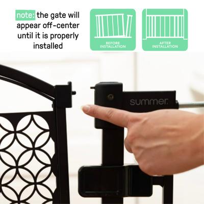 Show full view: Summer by Ingenuity Doorway 48W Series Dog Gate, Black slide 8 of 8