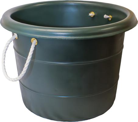 Show full view: Dakota 283 Heavy Duty Horse Muck Bucket, Green, 60-qt slide 3 of 4
