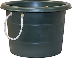 Dakota 283 Heavy Duty Horse Muck Bucket, Green, 60-qt