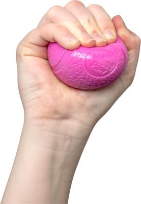 Show full view: West Paw Boundr Ball Dog Fetch Chew Toy, Hot Pink, Large slide 3 of 6