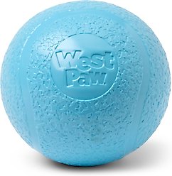 West Paw Boundr Ball Dog Fetch Chew Toy, Aqua Blue, Large
