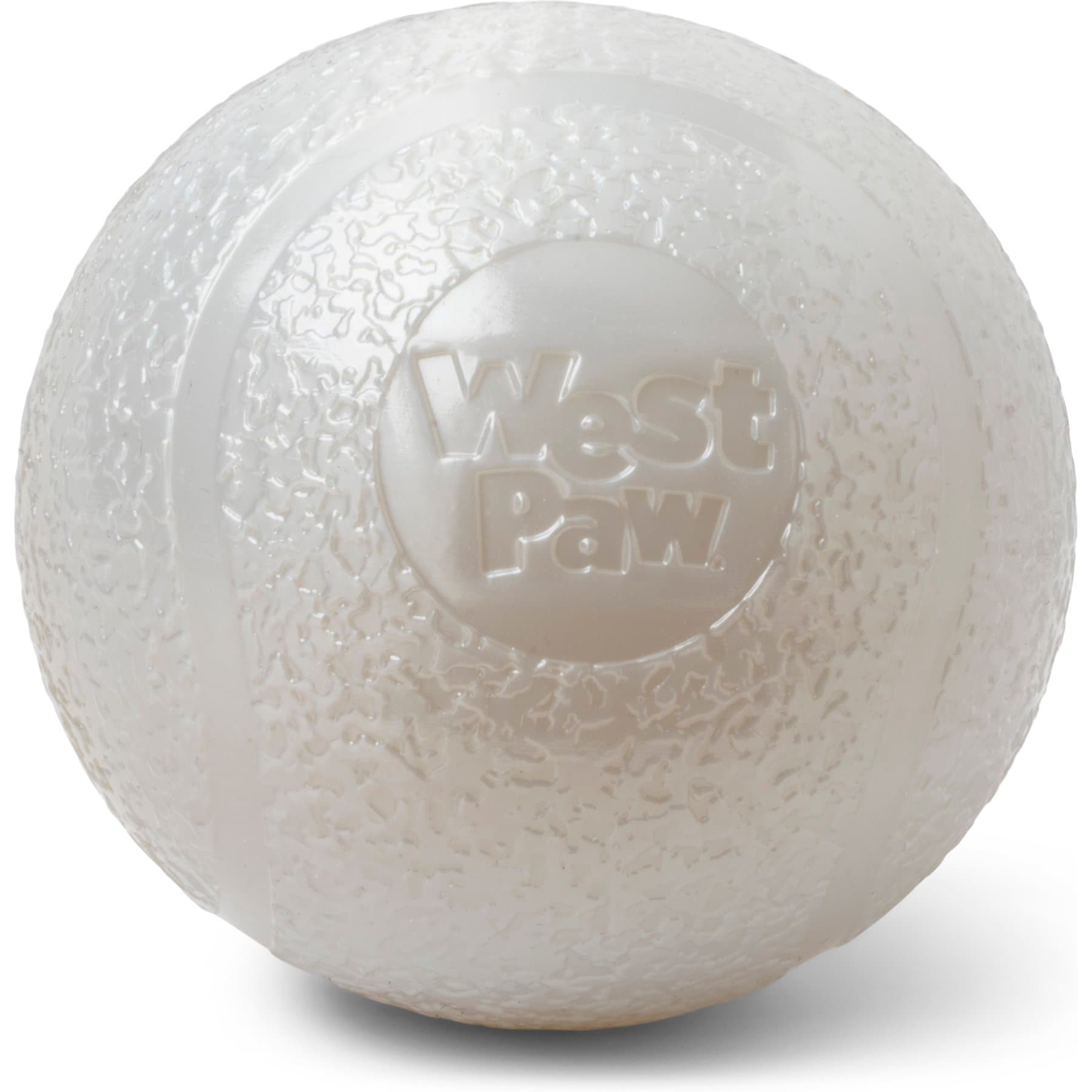 West Paw Boundr Ball Dog Fetch Chew Toy, Glow, Large