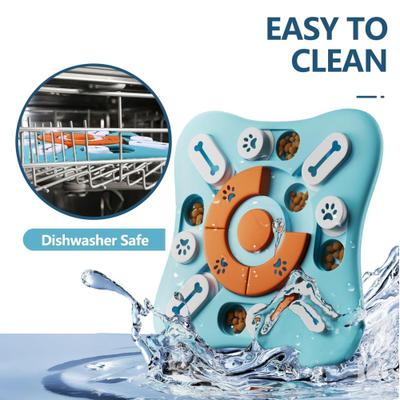 Show full view: Cozypal Interactive IQ Level 2 Slow Feeding Dog Puzzle Toy, Orange slide 7 of 8