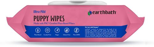 Show full view: Earthbath Ultra-Mild Wild Cherry Scented Puppy Grooming Wipes, 100 count slide 8 of 8