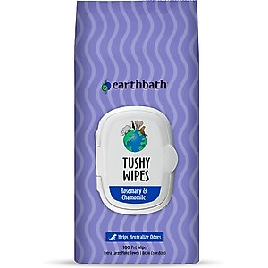 Earthbath Oatmeal & Aloe Vanilla & Almond Scented Cat & Dog Grooming Wipes
