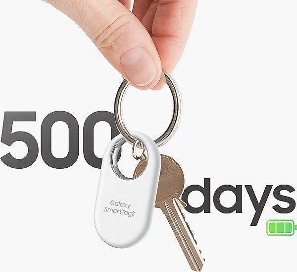 Show full view: Samsung Galaxy SmartTag2 Bluetooth Tracker Dog Pet Finder Tag, White, 1 slide 7 of 11