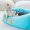 Show in main carousel: ZEZE Submarine Cool Sensation Bolster Dog Bed, Blue, Large slide 1 of 10