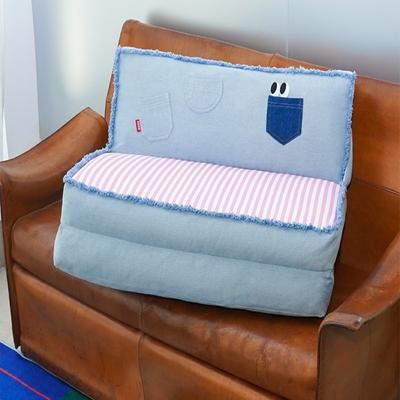 Show full view: ZEZE Foldable Furniture Style Sofa Dog Bed, Grey, Large slide 8 of 10