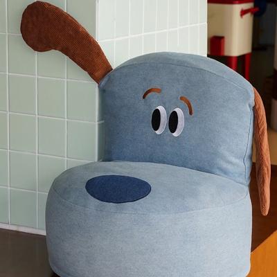 Show full view: ZEZE Denim Furniture Style Sofa Dog Bed, Grey, Medium slide 8 of 11