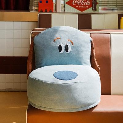 Show full view: ZEZE Denim Furniture Style Sofa Dog Bed, Grey, Medium slide 7 of 11