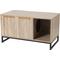 Show in main carousel: Frisco Walkway Entrance Two Door Bench Cat Litter Box Cover, Almond slide 3 of 6