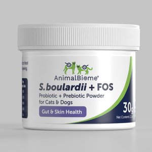 AnimalBiome S. boulardii + FOS Powder Supplement for Dogs & Cats, 60g bag