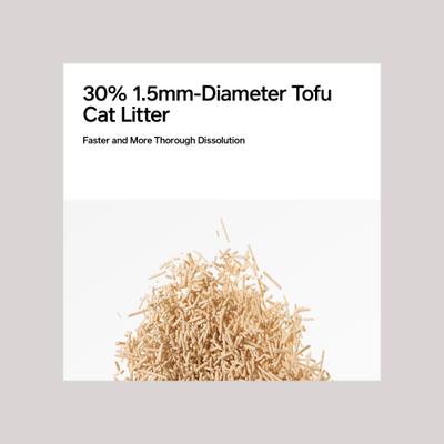 Show full view: Pidan Organic Tofu Cat Litter, 5.29-lb bag, 2 count slide 6 of 13
