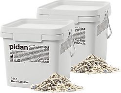 Pidan 3-in-1 Blend Cat Litter, 11.46-lb bucket, 2 count