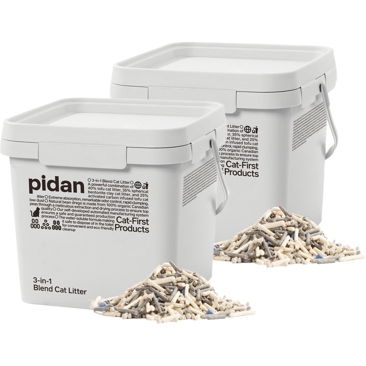 Pidan 3-in-1 Blend Cat Litter, 22.92-lb bundle