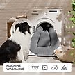 Show in main carousel: Bedsure Ultra Soft Fleece Thin Washable Dog Crate Mat, Light Grey, Large: 35-in L x 22-in W slide 4 of 8