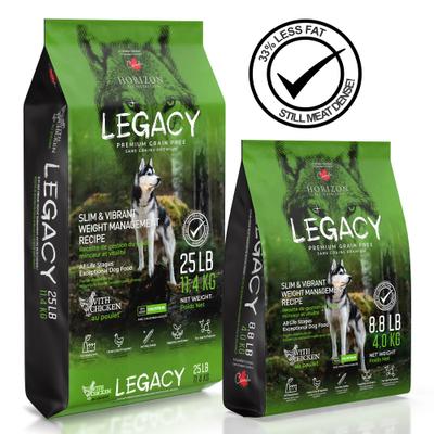 Show full view: Horizon Legacy Weight Management Dog Dry Food, 25-lb bag slide 3 of 10