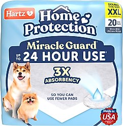 Hartz Home Protection Miracle Guard Dog Potty Pads, XX-Large, 20 count