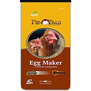 ADM Pen Pals Egg Maker 16% Protein Crumbles Chicken Feed, 50-lb bag