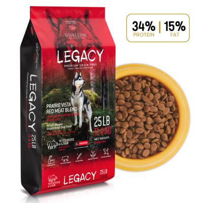 Show full view: Horizon Legacy Prairie Vista Red Meat Blend Dog Dry Food, 25-lb bag slide 5 of 9