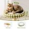 Show in main carousel: MewooFun 28-in Linen Small Cat Tree, Green, Large slide 4 of 4