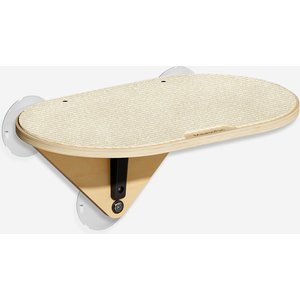 MewooFun Sisal Scratcher Cat Wall Shelves, Natural