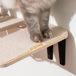 MewooFun Bridge Cat Wall Shelves, Natural slide 2 of 4