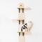 Show in main carousel: MewooFun 4-Level Carpeted Wooden Cat Wall Shelves, Natural slide 2 of 3