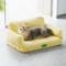 Show in main carousel: MewooFun Fashion Fluffy Dog & Cat Sofa Bed, Yellow, 25.6-in slide 5 of 5