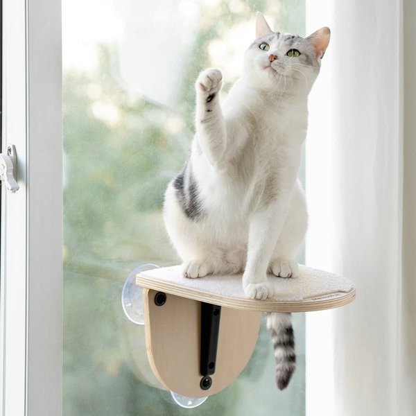 MewooFun Cat Wall Shelves, Natural