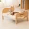 Show in main carousel: MewooFun Hammock Elevated Dog & Cat Bed with Removable Cover, Beige, 21.65-in slide 5 of 6