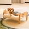 Show in main carousel: MewooFun Hammock Elevated Dog & Cat Bed with Removable Cover, Beige, 21.65-in slide 4 of 6