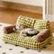 Show in main carousel: MewooFun Fluffy Durable Dog & Cat Sofa Bed with Removable Cover, 26-in, Green slide 4 of 7