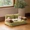 Show in main carousel: MewooFun Fluffy Durable Dog & Cat Sofa Bed with Removable Cover, 26-in, Green slide 3 of 7