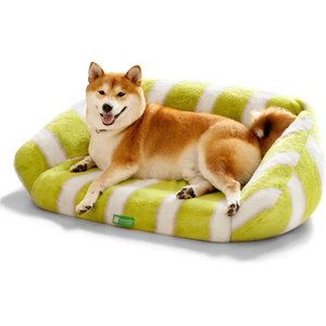MewooFun Fluffy Dog & Cat Sofa Bed with Removable Cover, 35.4-in, Green