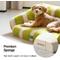 Show in main carousel: MewooFun Fluffy Dog & Cat Sofa Bed with Removable Cover, 35.4-in, Green slide 3 of 4