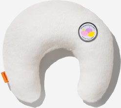 MewooFun Fluffy U-Shaped Dog & Cat Pillow, 10.63-in, White