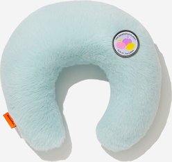 MewooFun Fluffy U-Shaped Dog & Cat Pillow, 10.63-in, Blue