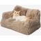 Show in main carousel: MewooFun Calming Dog & Cat Sofa Bed with Removable Cover, 26-in, Brown slide 1 of 5