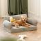 Show in main carousel: MewooFun Fashion Fluffy Dog & Cat Sofa Bed with Removable Cover, 25.6-in, Grey slide 6 of 6