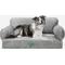 Show in main carousel: MewooFun Fashion Fluffy Dog & Cat Sofa Bed with Removable Cover, 25.6-in, Grey slide 3 of 6