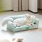 Show in main carousel: MewooFun Fashion Fluffy Dog & Cat Sofa Bed with Removable Cover, 25.6-in, Blue slide 6 of 6