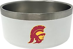 ShopInstaPets USC Trojans Stainless Steel Dog Bowl, 4-cup