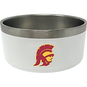 ShopInstaPets USC Trojans Stainless Steel Dog Bowl, 4-cup