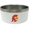 Show in main carousel: ShopInstaPets NCAA Stainless Steel Dog Bowl, 32-oz, USC Trojans  slide 1 of 3